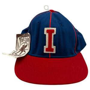 Vintage Negro League Wool Fitted Hat Size 7 1/2 Indianapolis Clowns Roman NWT
